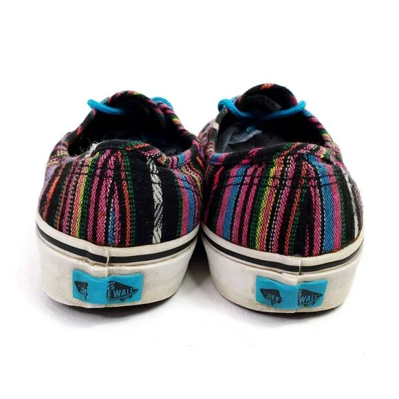 Vans Guate Weave Era Mens Shoes Size 6.5 Womens Size 8 Sneakers Textile Striped - Picture 12 of 12